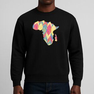 African Map Crewneck Sweatshirt